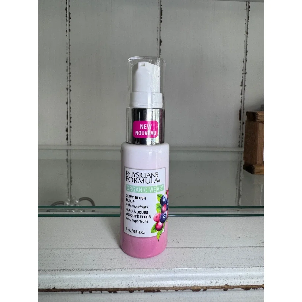 Physicians Formula Organic Wear Dewy Blush Elixir Pink Berry PF10957 0.5 fl oz